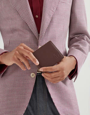 Billetero de piel de becerro Marrón Hombre - Brunello Cucinelli