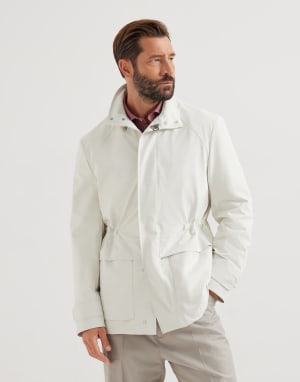 Field jacket Blanco Crudo Hombre - Brunello Cucinelli