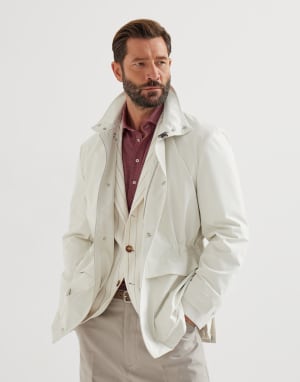 Field jacket Blanco Crudo Hombre - Brunello Cucinelli