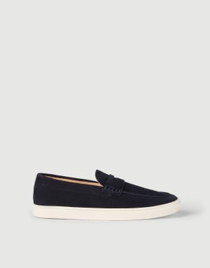 Loafer sneakers Navy Blue Man - Brunello Cucinelli