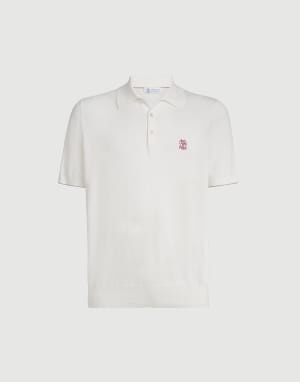 Polo de punto ligero Panamá Hombre - Brunello Cucinelli