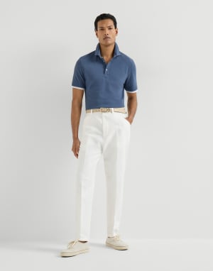 Hose aus Panama Schneeweiß Herren - Brunello Cucinelli