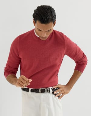 Cashmere sweater Strawberry Man - Brunello Cucinelli