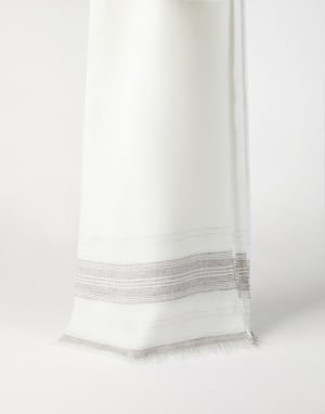 Linen scarf Panama Man - Brunello Cucinelli
