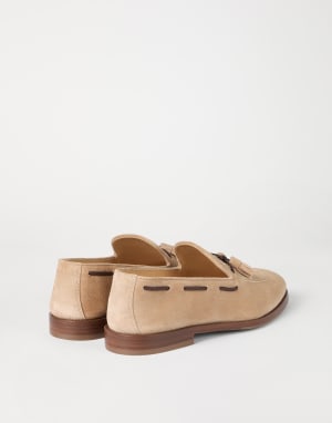 Suede loafers Sand Man - Brunello Cucinelli