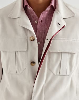 Suede jacket Sand Man - Brunello Cucinelli