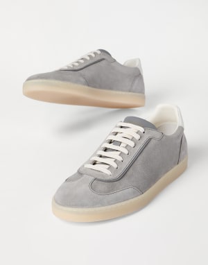 Suede sneakers Fog Man - Brunello Cucinelli