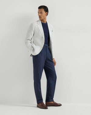 假叠层T恤 钴蓝 男款 - Brunello Cucinelli