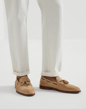 Suede loafers Sand Man - Brunello Cucinelli