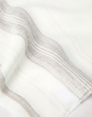 Schal aus Leinen Panama Herren - Brunello Cucinelli