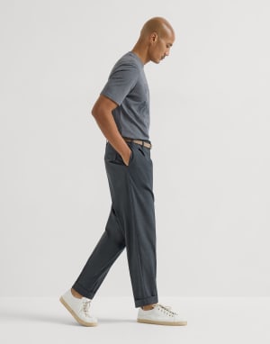 Hose aus Schurwolltuch Anthrazit Herren - Brunello Cucinelli