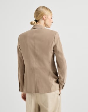 スエード ジャケット ライトブラウン レディース - Brunello Cucinelli