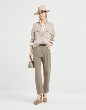 Baggy Tapered trousers Military Woman - Brunello Cucinelli
