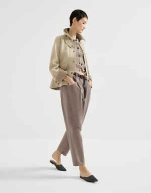 Pantalon cinq poche Terre Femme - Brunello Cucinelli