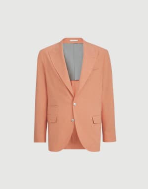 Veste à revers en pointe Abricot Homme - Brunello Cucinelli