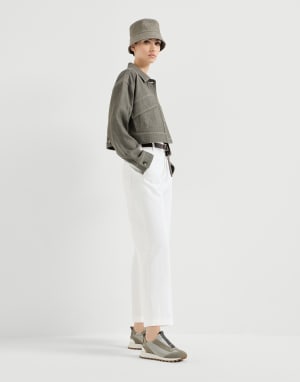 Techno fabric runners Khaki Woman - Brunello Cucinelli