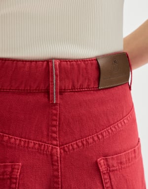 Five-pocket flared skirt Red Woman - Brunello Cucinelli