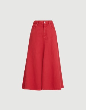Five-pocket flared skirt Red Woman - Brunello Cucinelli