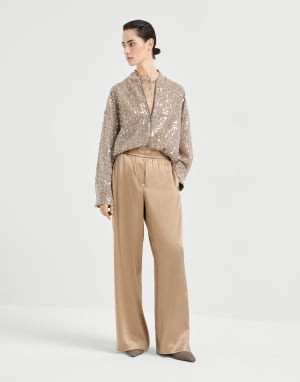 Track trousers Chocolate Woman - Brunello Cucinelli