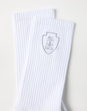 Rib knit socks White Man - Brunello Cucinelli