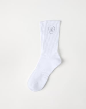 Rib knit socks White Man - Brunello Cucinelli