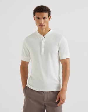 Cotton jersey T-shirt Off-White Man - Brunello Cucinelli