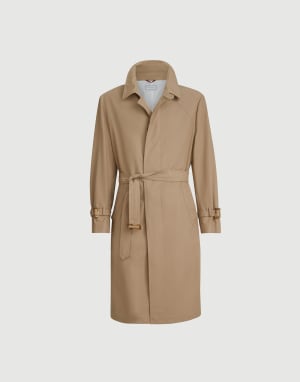 Outerwear with belt Biscuit Man - Brunello Cucinelli