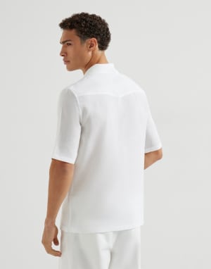 Short sleeve shirt White Man - Brunello Cucinelli