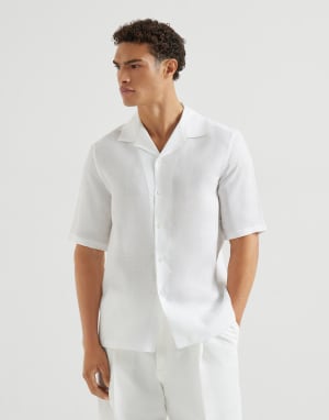 Short sleeve shirt White Man - Brunello Cucinelli