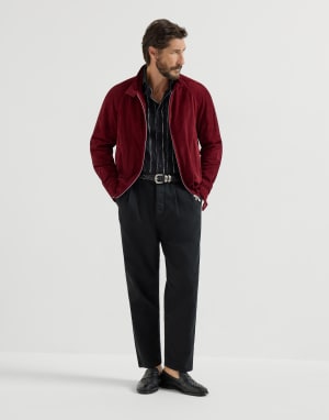Suede jacket Cherry Man - Brunello Cucinelli