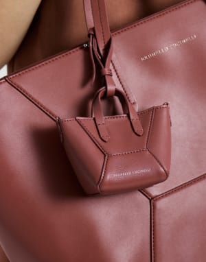 Calfskin BC Duo micro bag Firebrick Woman - Brunello Cucinelli