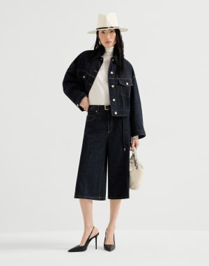 Cashmere and silk sweater White Woman - Brunello Cucinelli