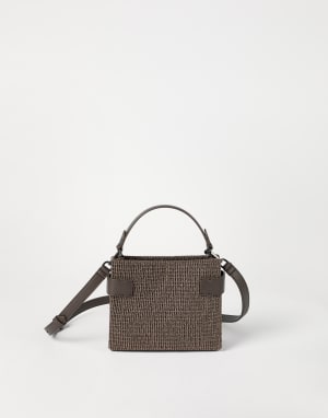 Small Top-Handle Essence bag Brown Woman - Brunello Cucinelli