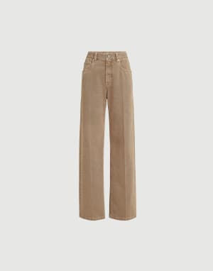 Contemporary Loose trousers Light Brown Woman - Brunello Cucinelli