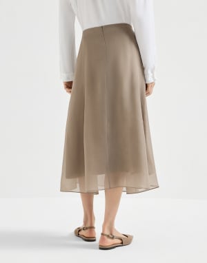 美麗品✨ブルネロクチネリ ニット フレア ロング スカート コットン ベージュ 3176-178.jpg