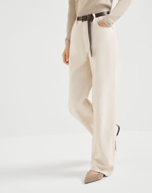 Pantalón Contemporary Panamá Mujer - Brunello Cucinelli