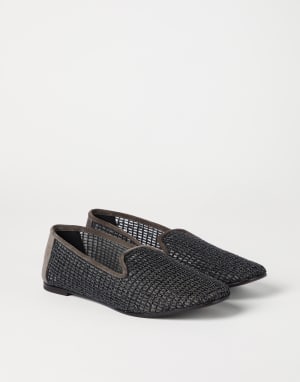 Flats in camoscio Marrone Donna - Brunello Cucinelli