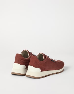 Suede runners Firebrick Woman - Brunello Cucinelli
