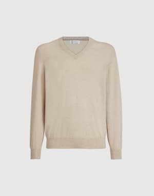Cashmere sweater Sand Man - Brunello Cucinelli