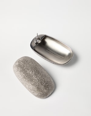 Silver shimmer earrings Silver Woman - Brunello Cucinelli
