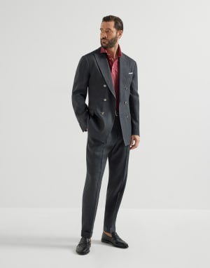 平纹针织面料马球衫 珊瑚 男款 - Brunello Cucinelli