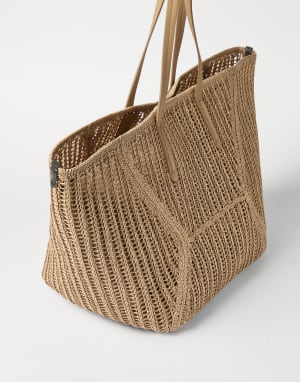 Techno raffia BC Duo bag Rope Woman - Brunello Cucinelli