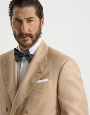Tuxedo pocket square White Man - Brunello Cucinelli