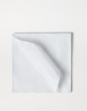 Tuxedo pocket square White Man - Brunello Cucinelli