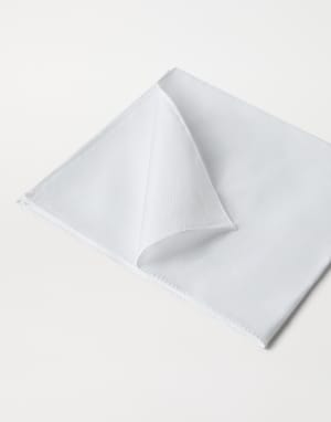 Tuxedo pocket square White Man - Brunello Cucinelli