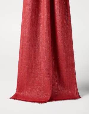 Sparkling scarf Red Woman - Brunello Cucinelli