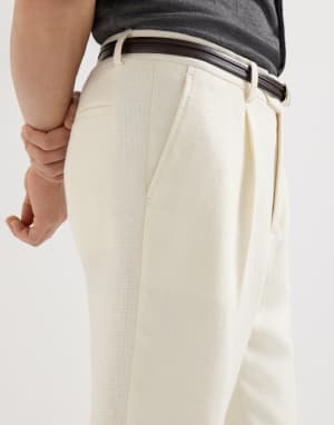 Hose mit Bundfalten Off-White Herren - Brunello Cucinelli