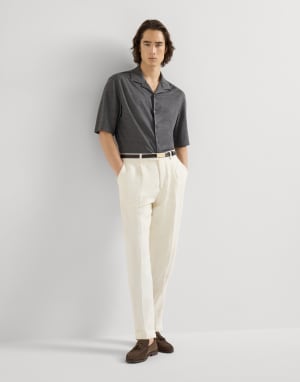 Hose mit Bundfalten Off-White Herren - Brunello Cucinelli