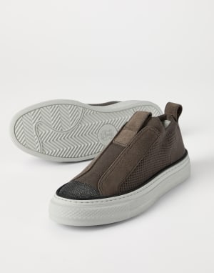 Slip-on sneakers Cocoa Woman - Brunello Cucinelli