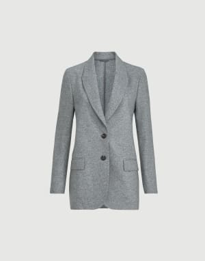 Deconstructed blazer Grey Woman - Brunello Cucinelli